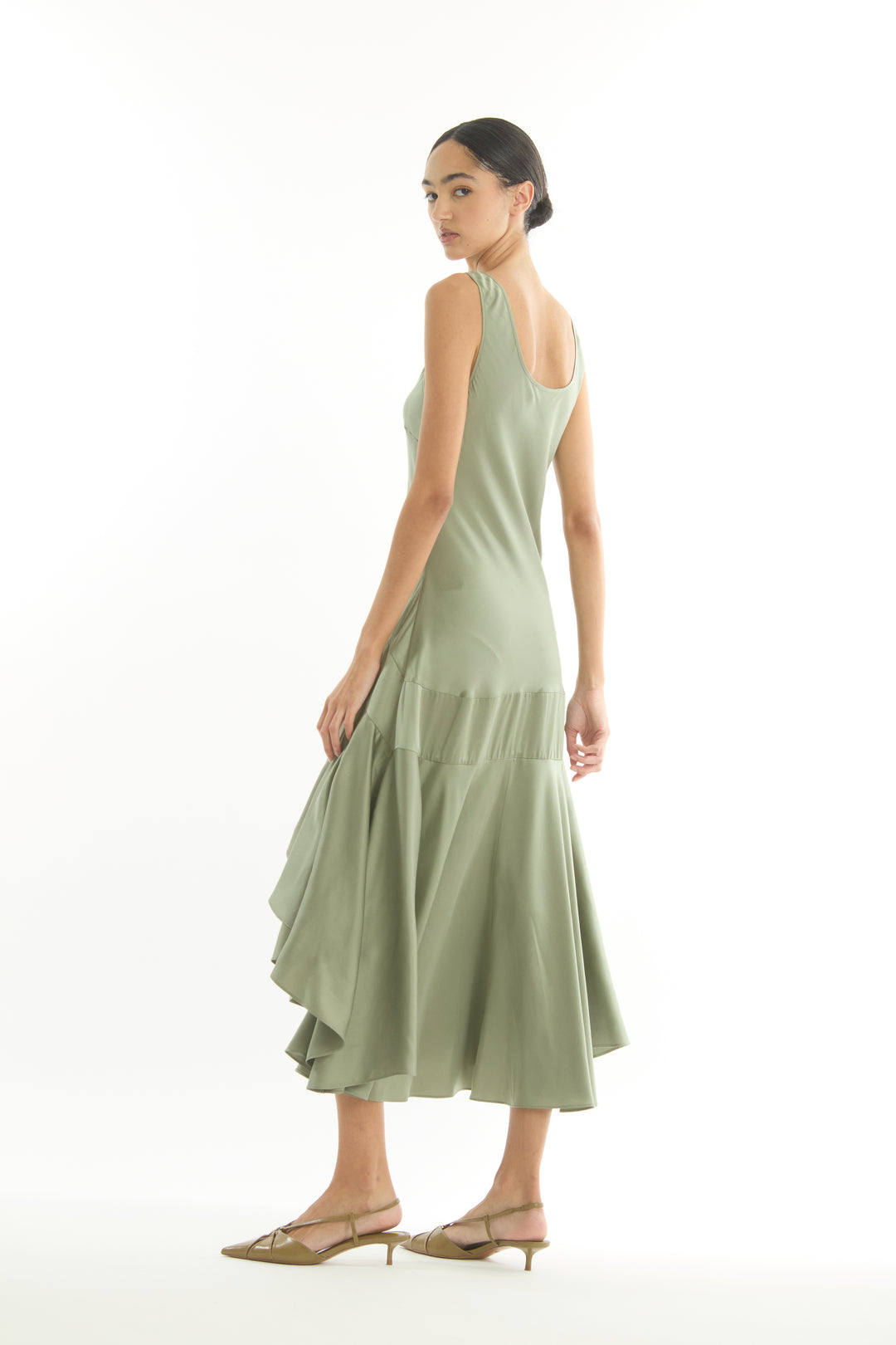 Evelyn Dress - 100% Organic Sand-Washed Silk