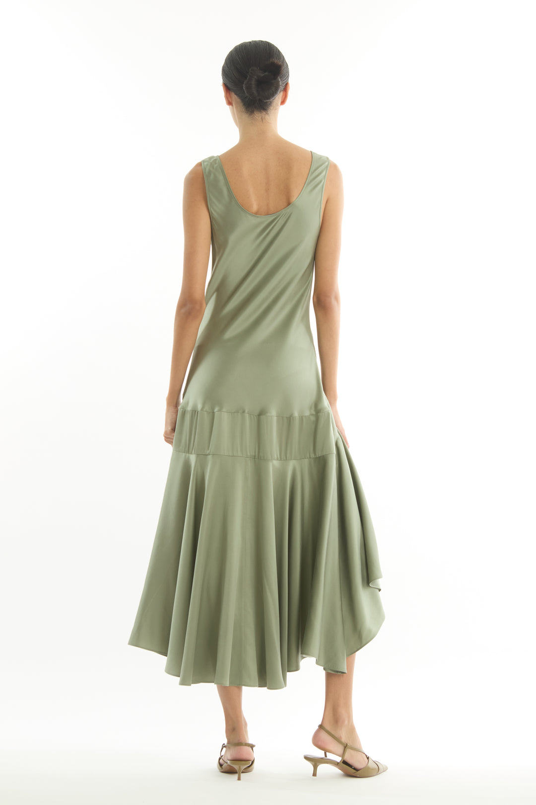 Evelyn Dress - 100% Organic Sand-Washed Silk