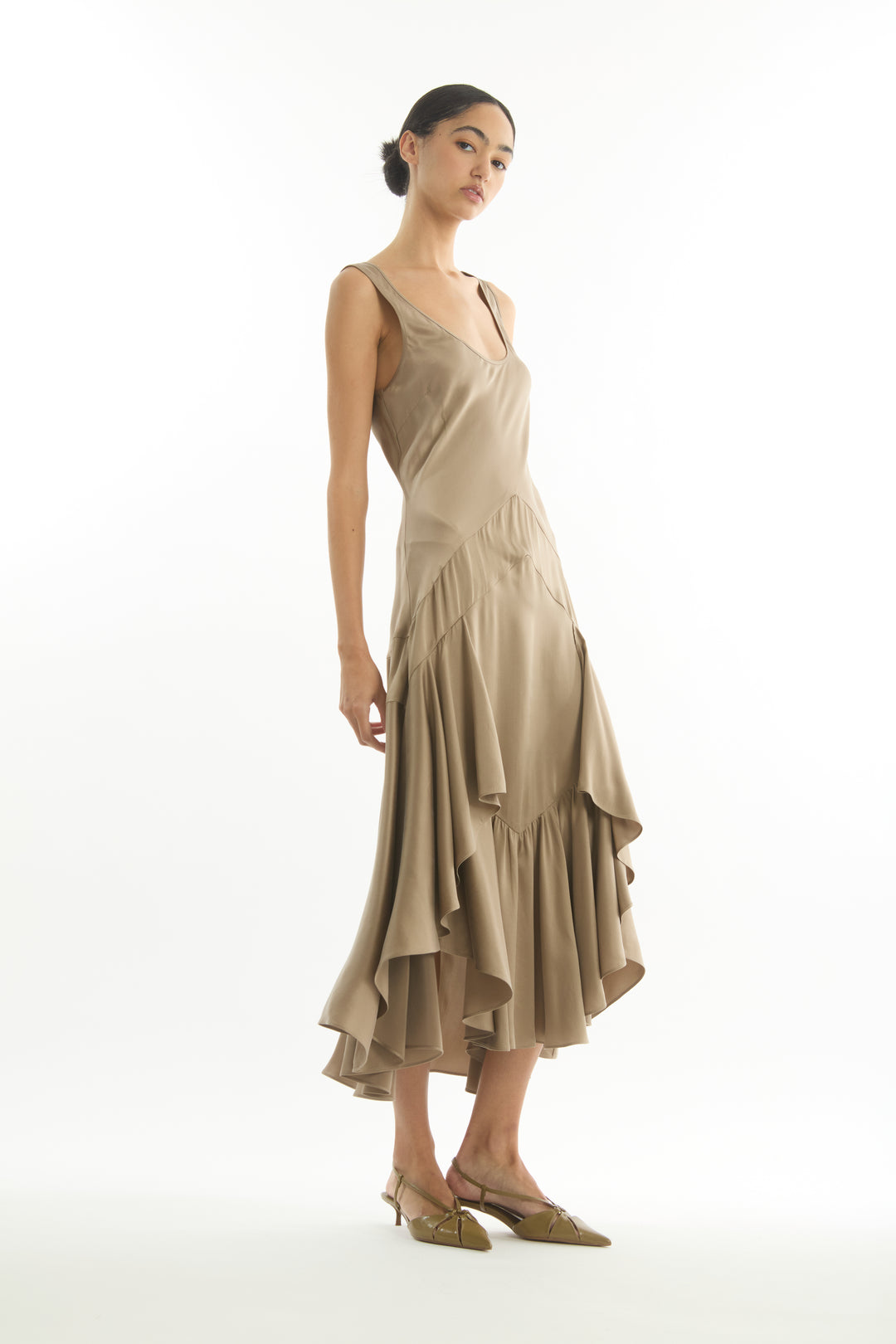 Evelyn Dress - 100% Organic Sand-Washed Silk