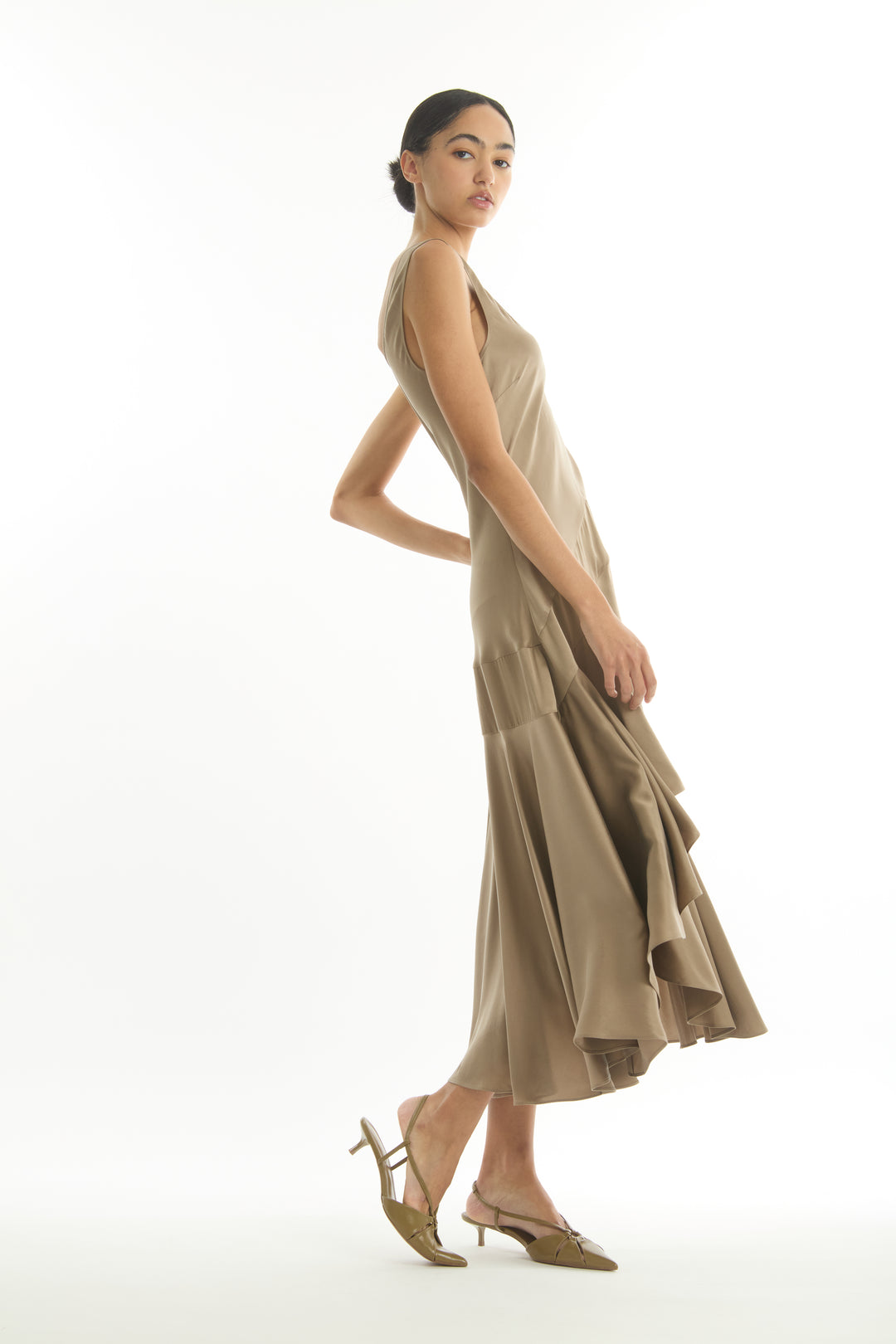 Evelyn Dress - 100% Organic Sand-Washed Silk