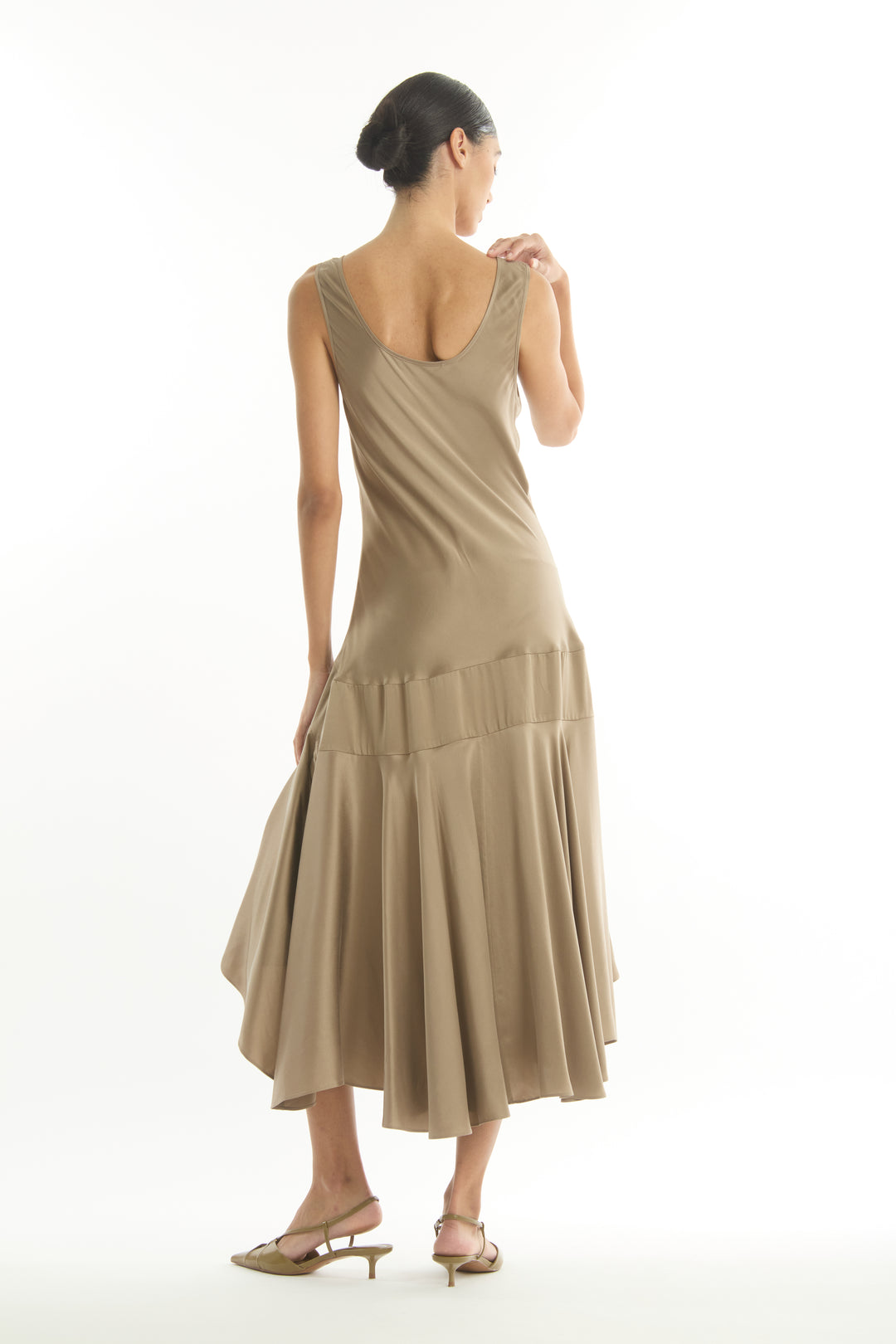 Evelyn Dress - 100% Organic Sand-Washed Silk