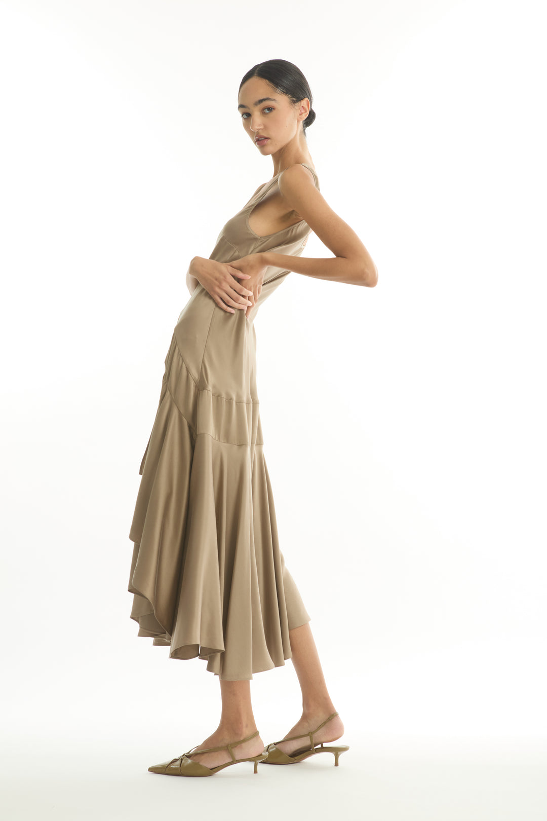 Evelyn Dress - 100% Organic Sand-Washed Silk
