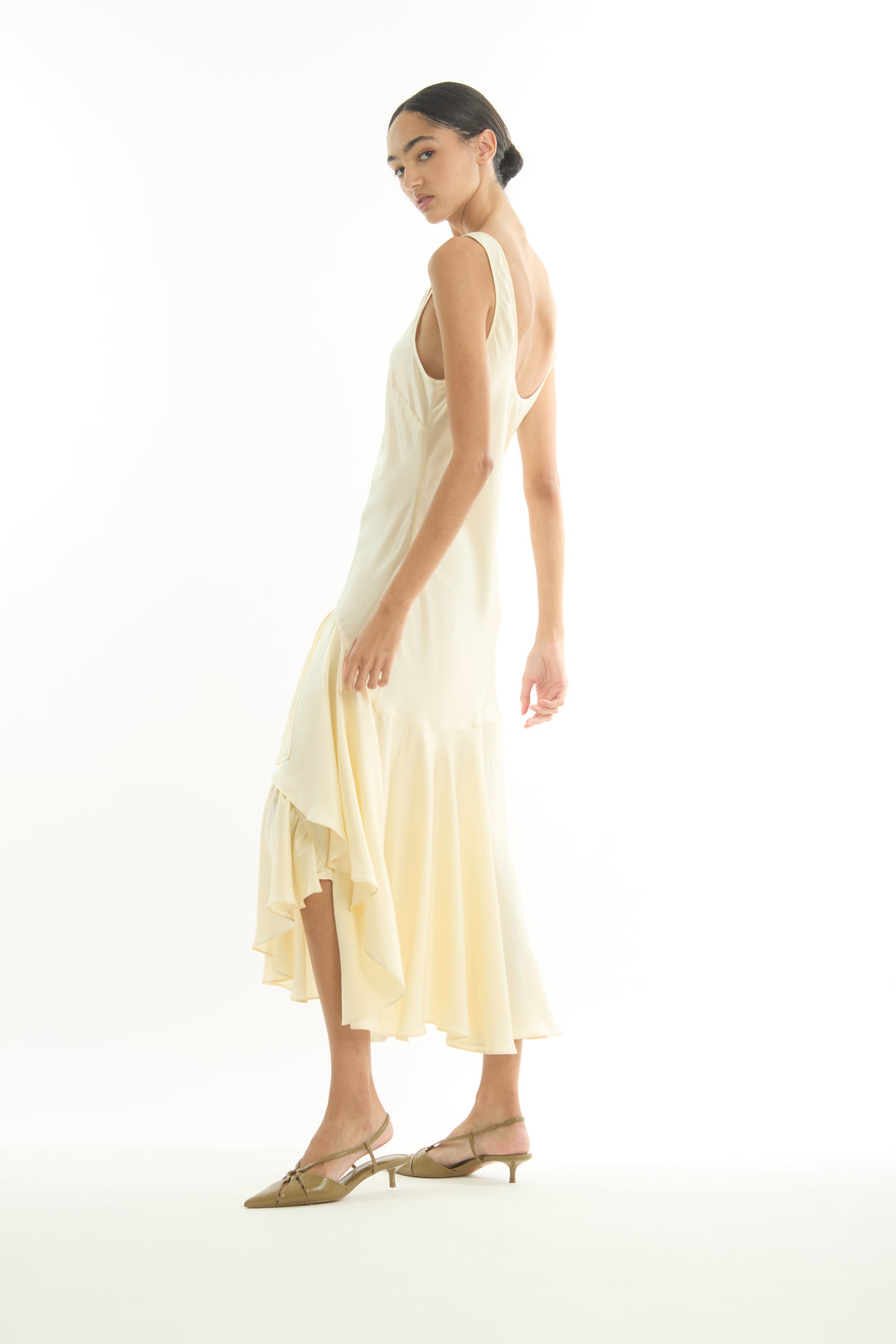 Evelyn Dress - 100% Organic Sand-Washed Silk