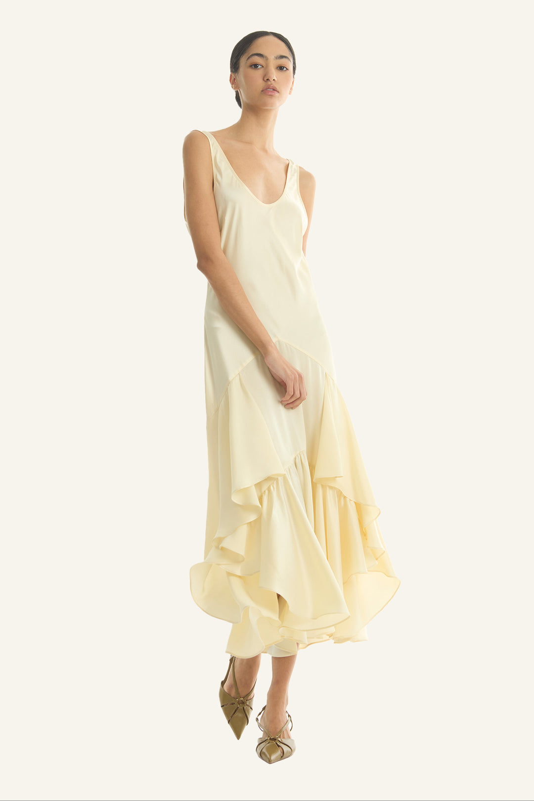 Evelyn Dress - 100% Organic Sand-Washed Silk