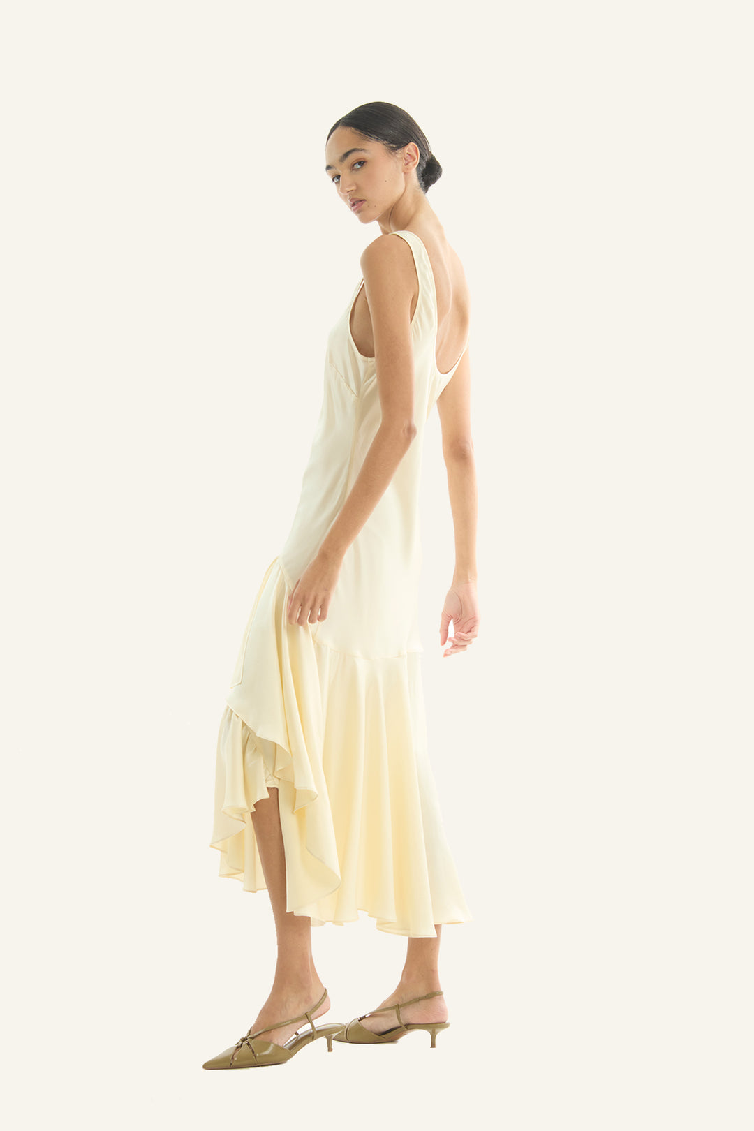 Evelyn Dress - 100% Organic Sand-Washed Silk
