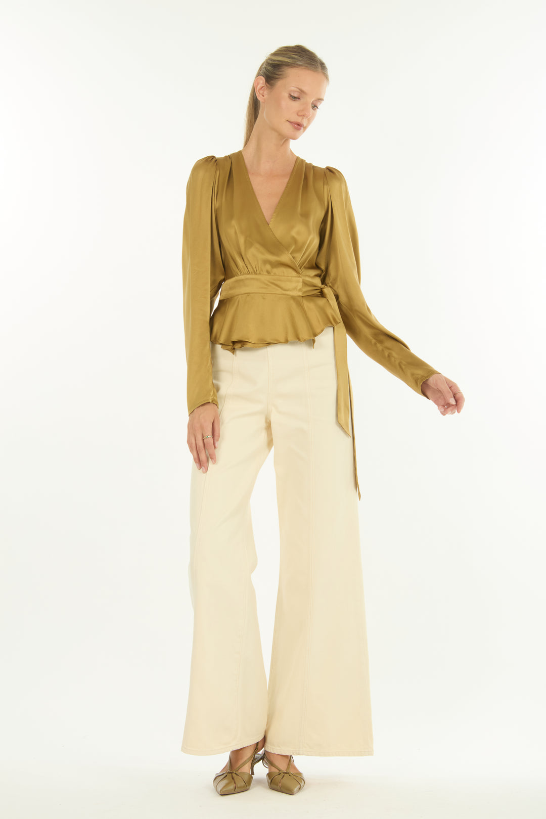 Hailey Top - 100% Organic Sand-Washed Silk