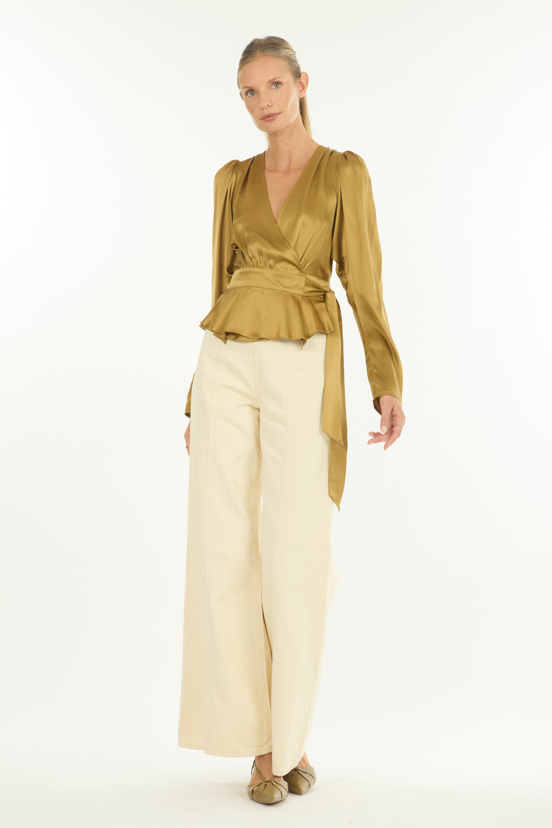 Hailey Top - 100% Organic Sand-Washed Silk