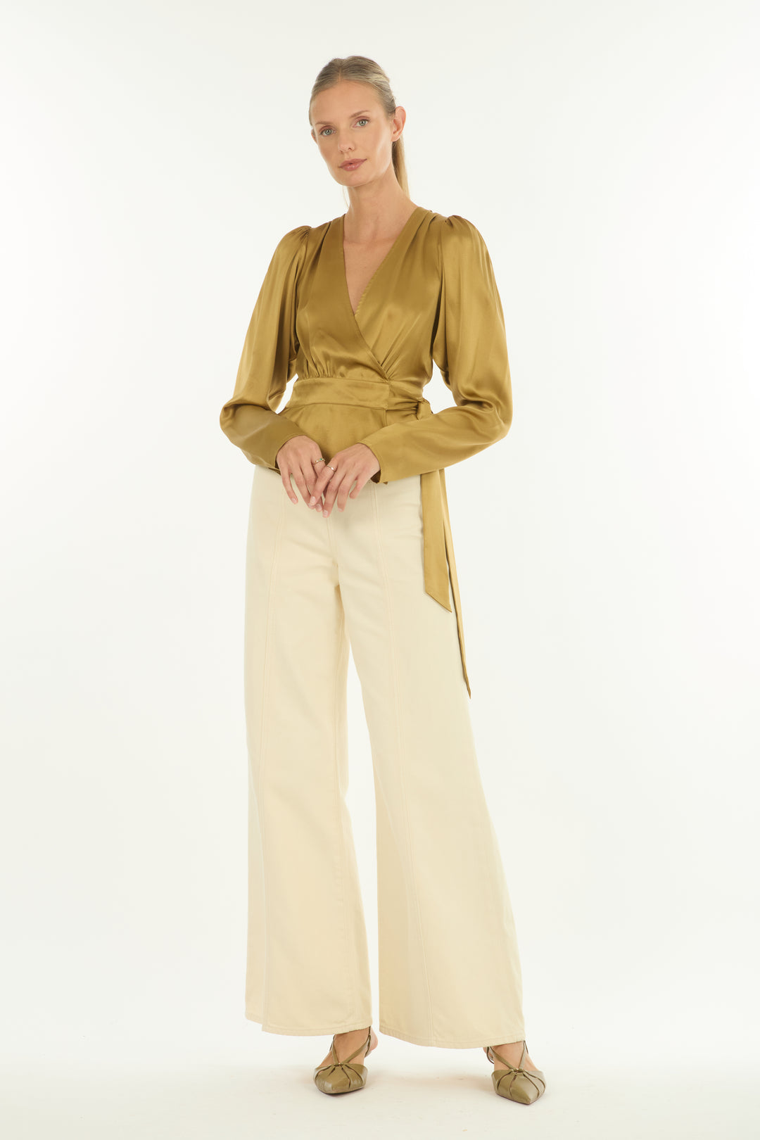 Hailey Top - 100% Organic Sand-Washed Silk