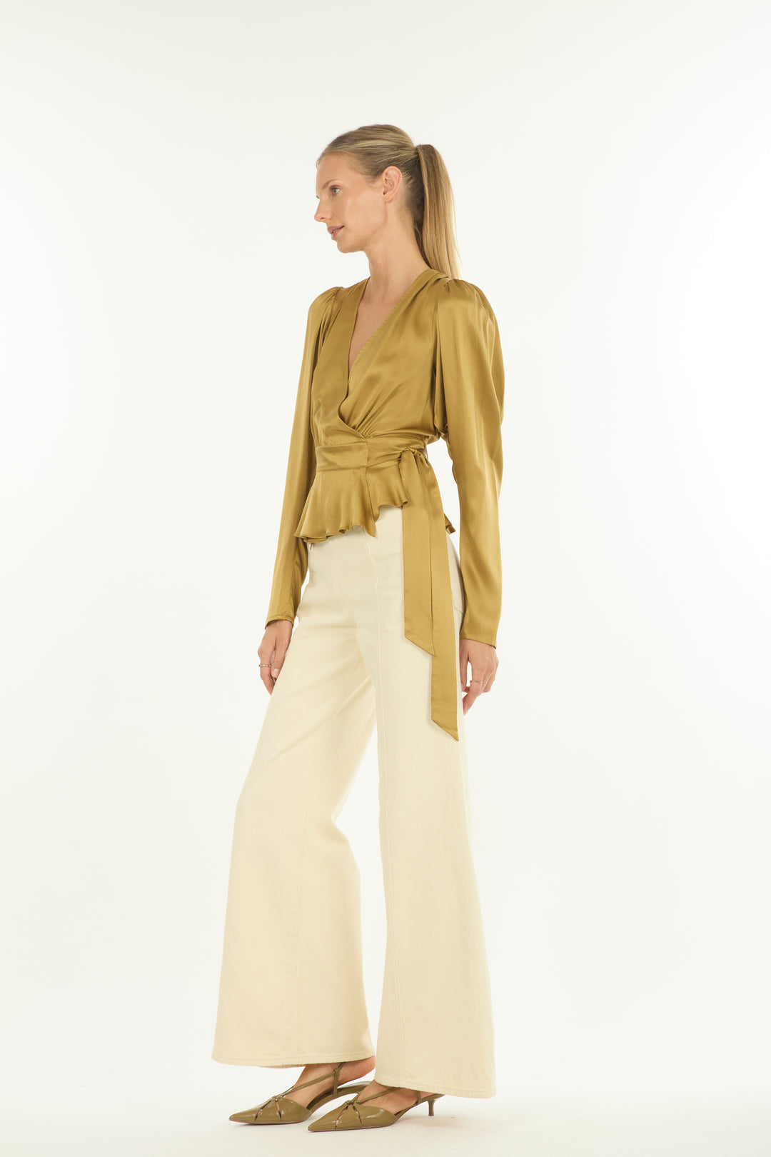 Hailey Top - 100% Organic Sand-Washed Silk