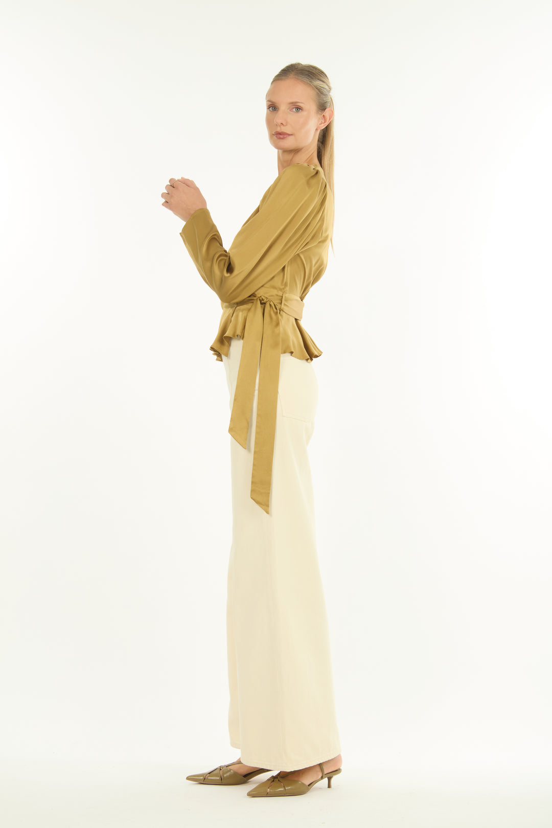 Hailey Top - 100% Organic Sand-Washed Silk
