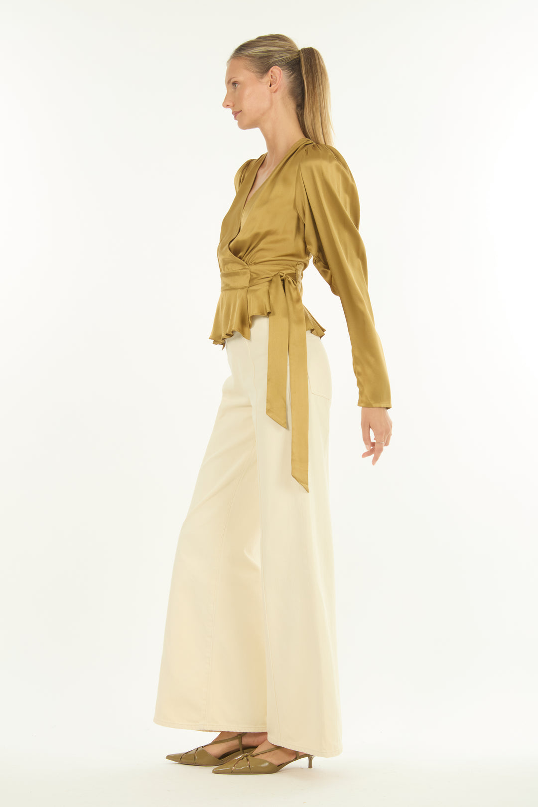 Hailey Top - 100% Organic Sand-Washed Silk