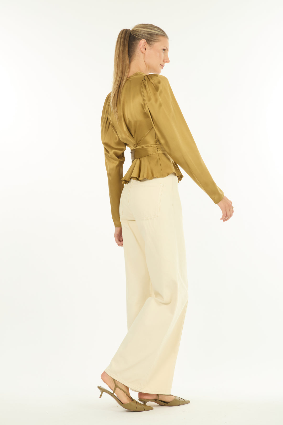Hailey Top - 100% Organic Sand-Washed Silk
