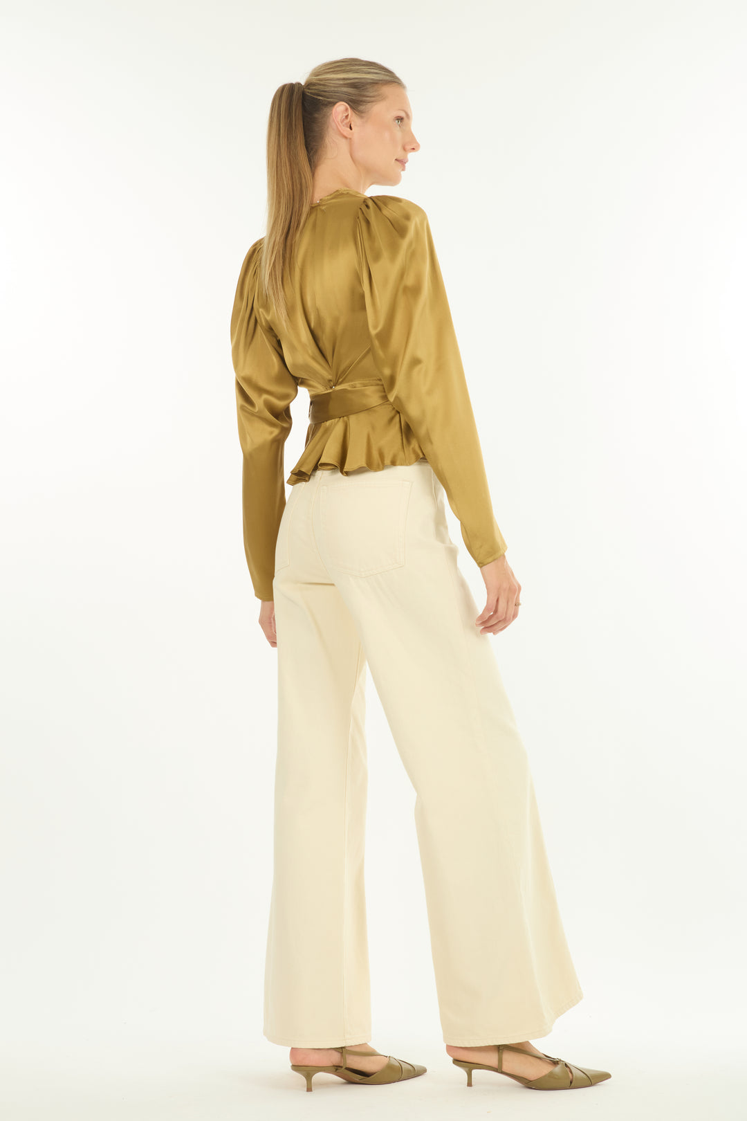 Hailey Top - 100% Organic Sand-Washed Silk