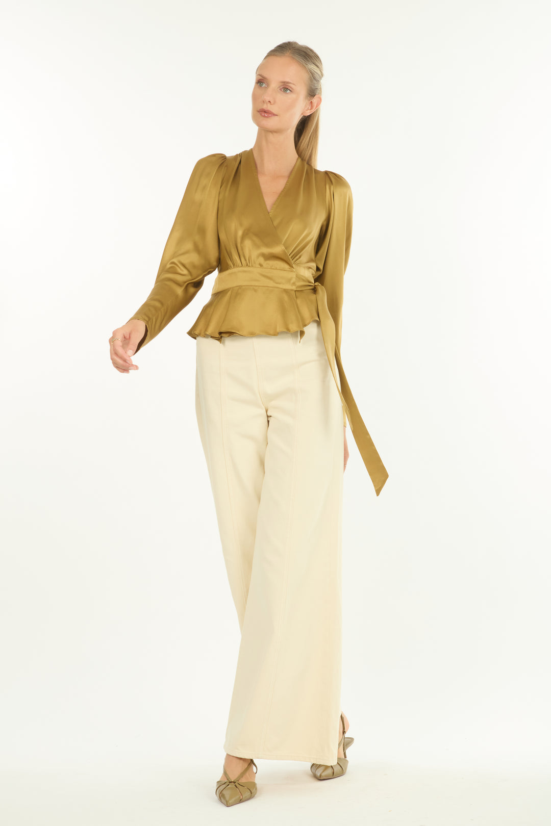 Hailey Top - 100% Organic Sand-Washed Silk