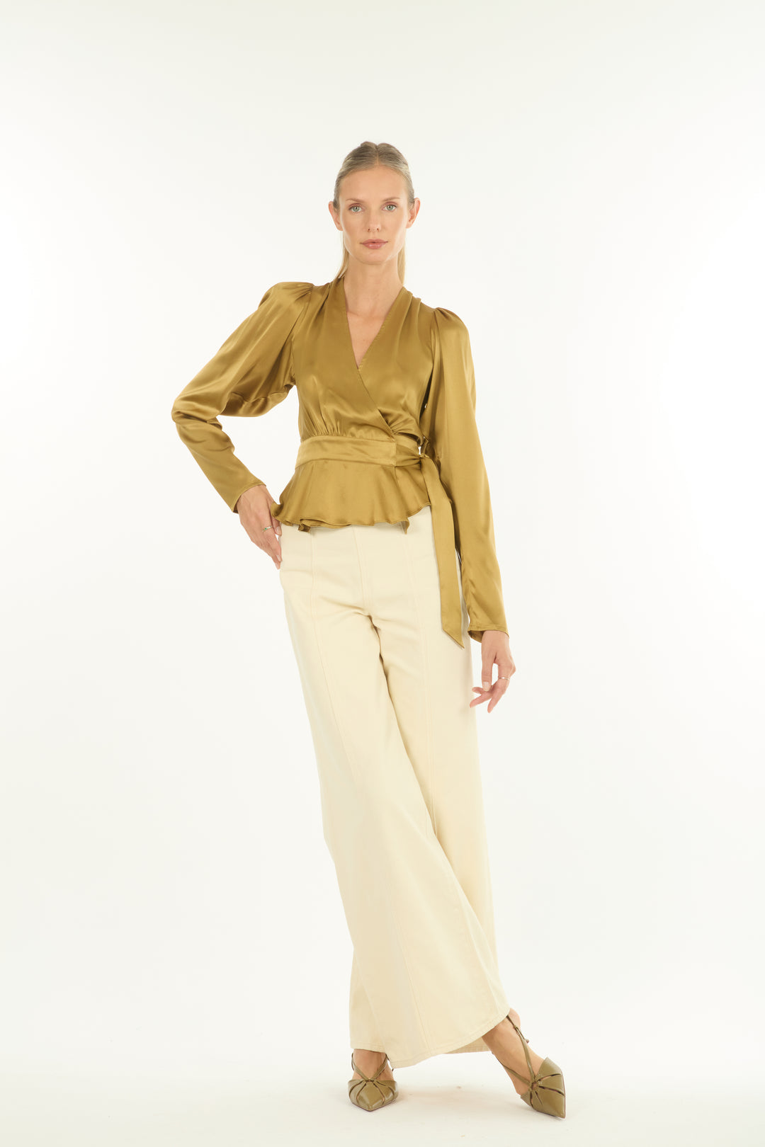 Hailey Top - 100% Organic Sand-Washed Silk