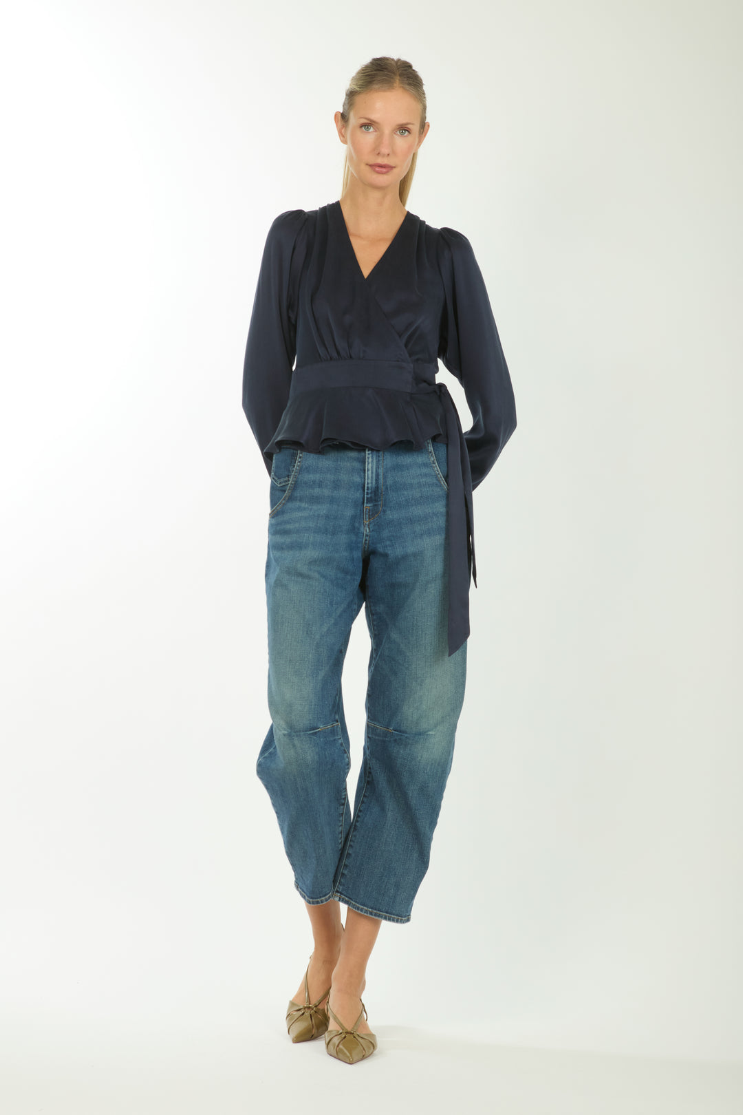 Hailey Top - 100% Organic Sand-Washed Silk