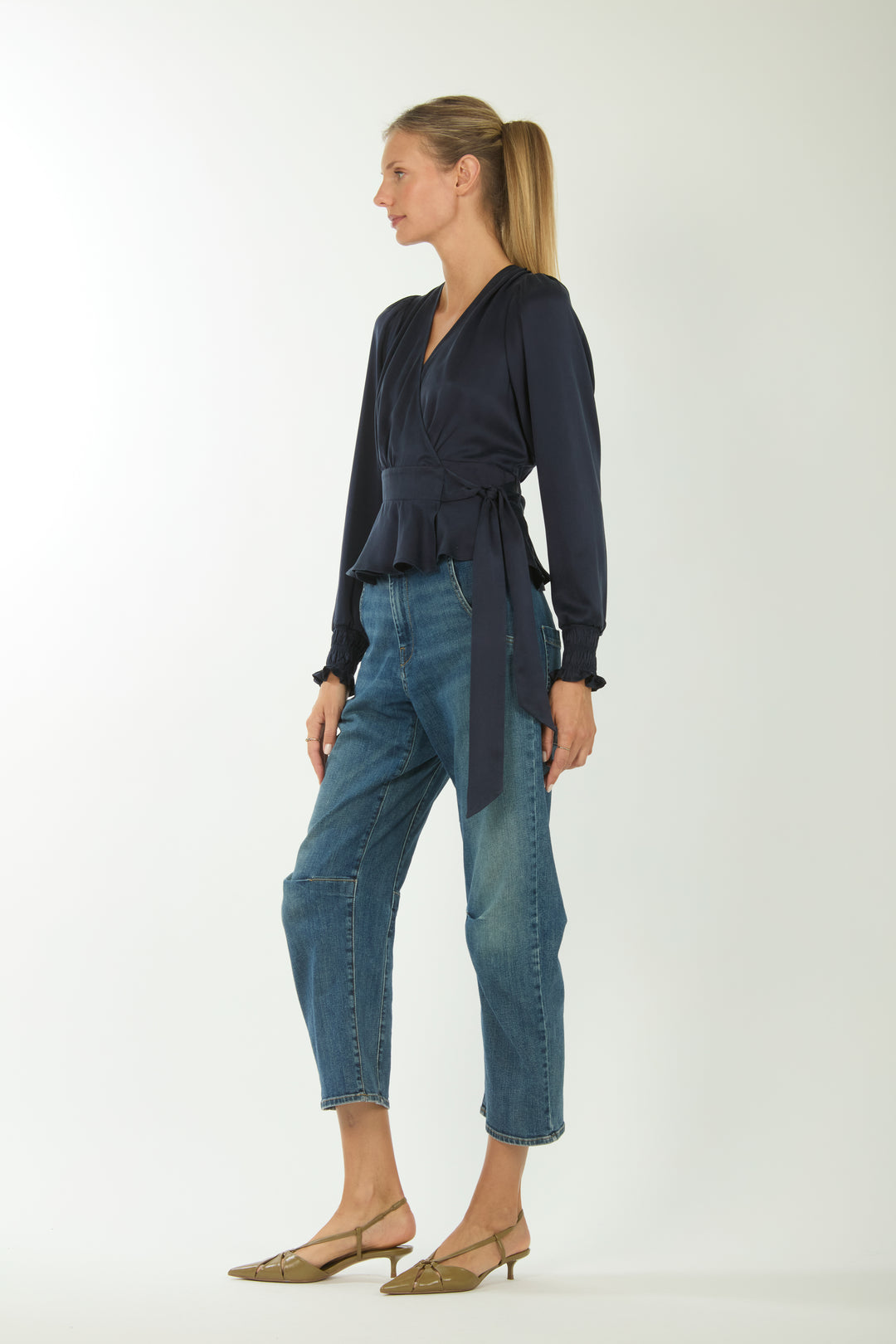 Hailey Top - 100% Organic Sand-Washed Silk