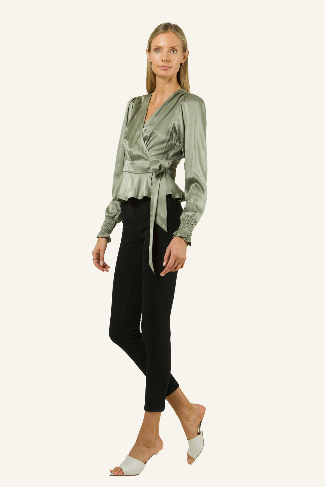 Hailey Top - 100% Organic Sand-Washed Silk
