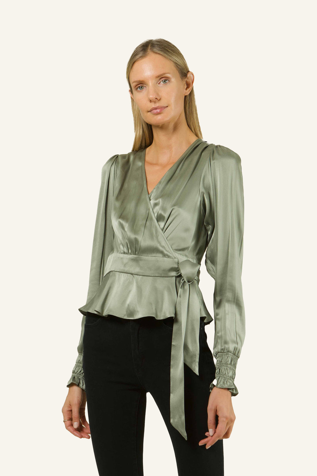 Hailey Top - 100% Organic Sand-Washed Silk