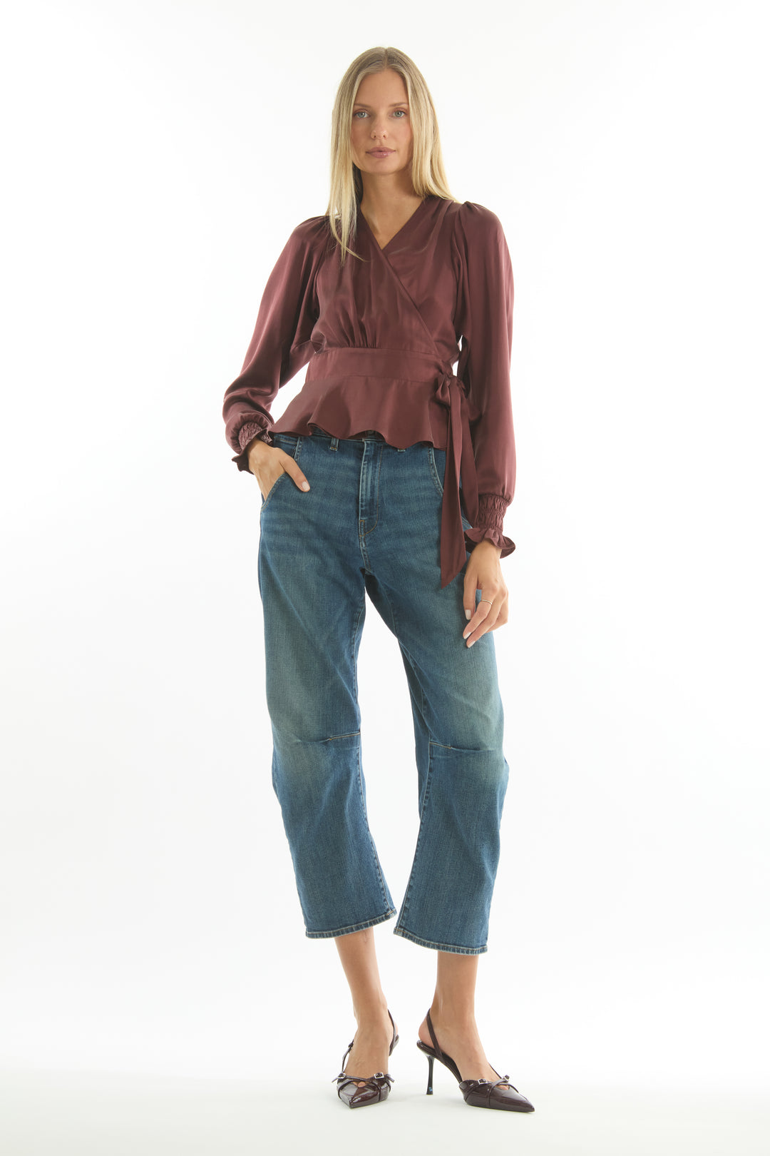 Hailey Top -100% Organic Sand-Washed Silk