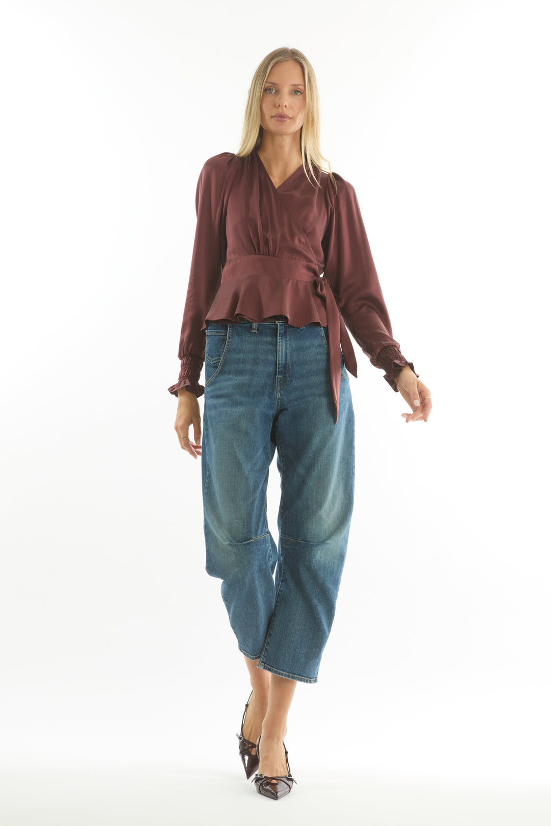 Hailey Top -100% Organic Sand-Washed Silk