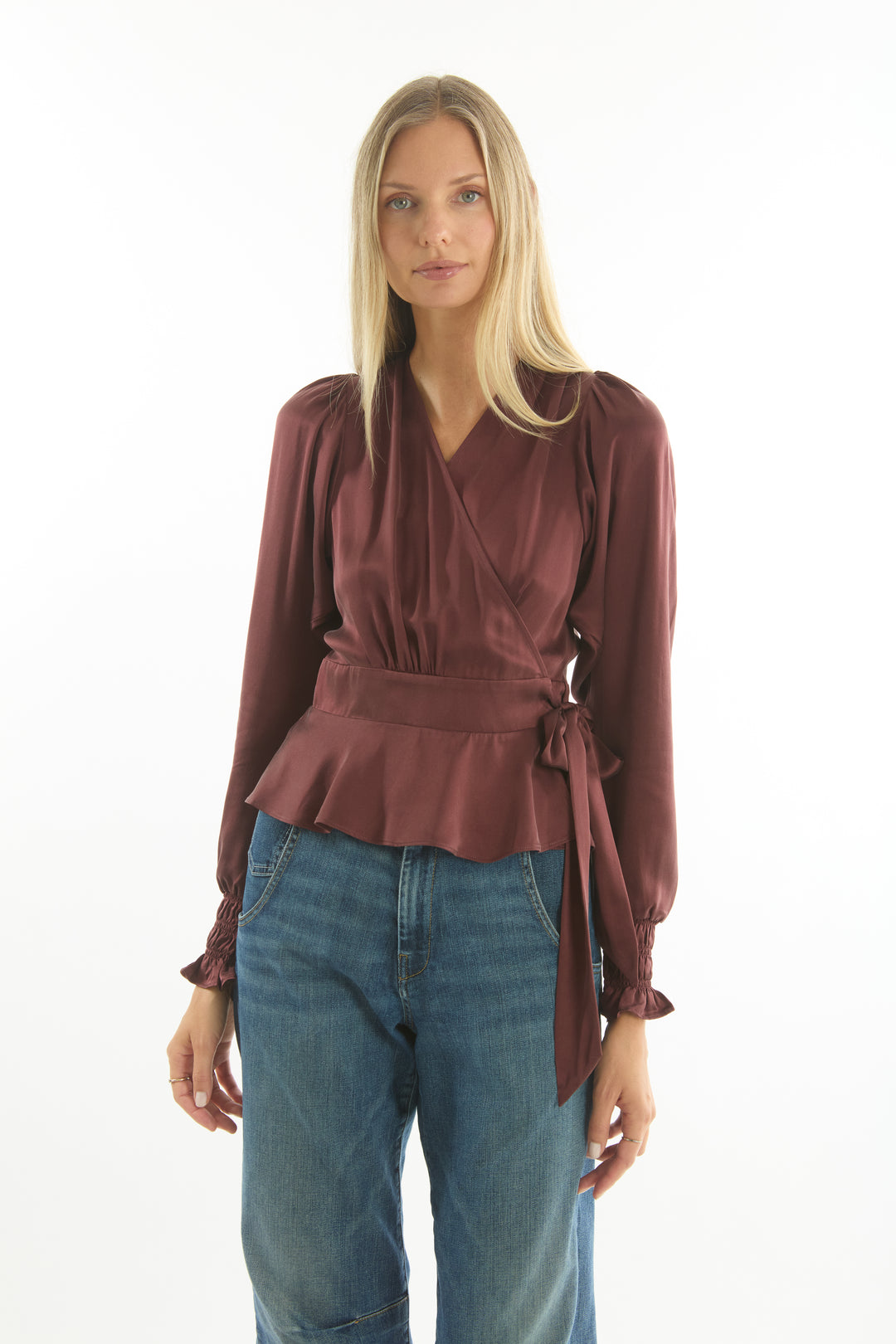 Hailey Top -100% Organic Sand-Washed Silk