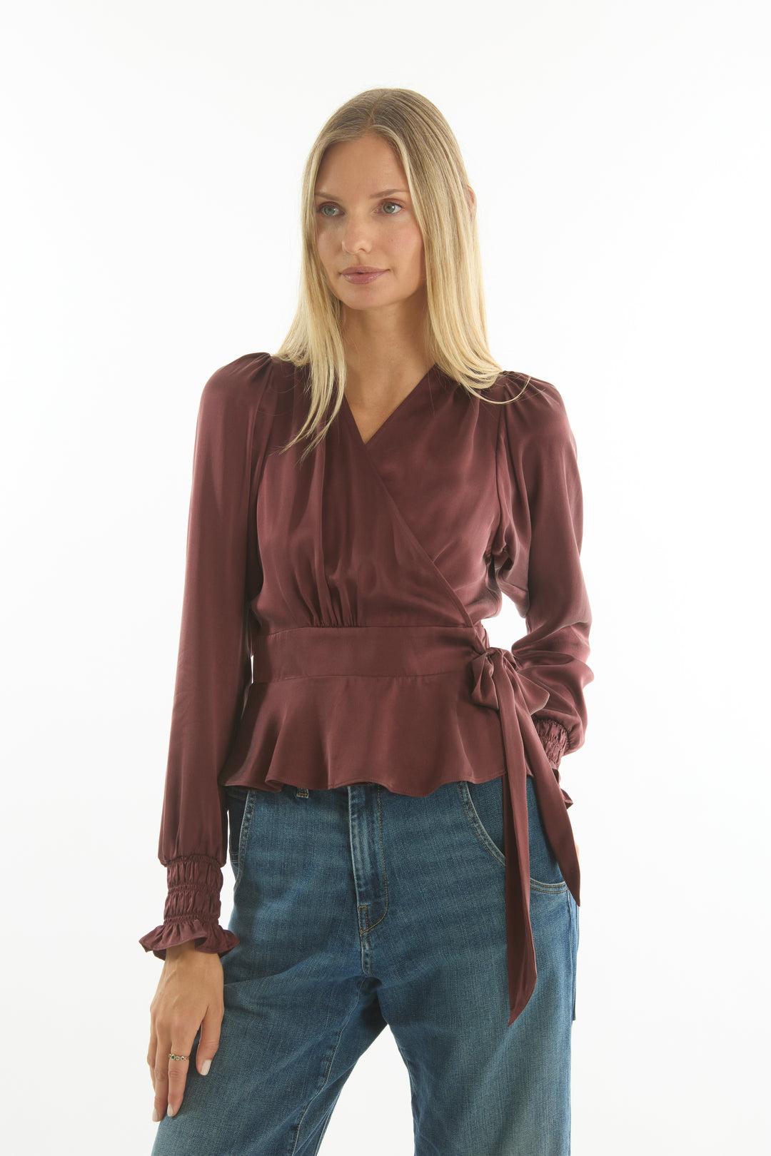 Hailey Top -100% Organic Sand-Washed Silk