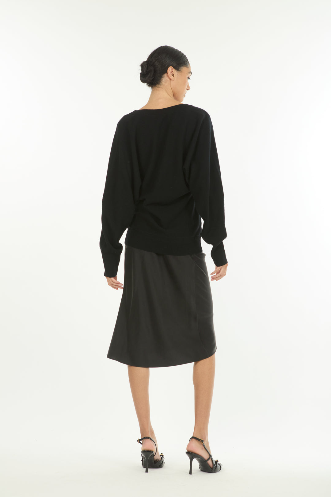 Lainey Midi Skirt - 100% Organic Sand-Washed Silk