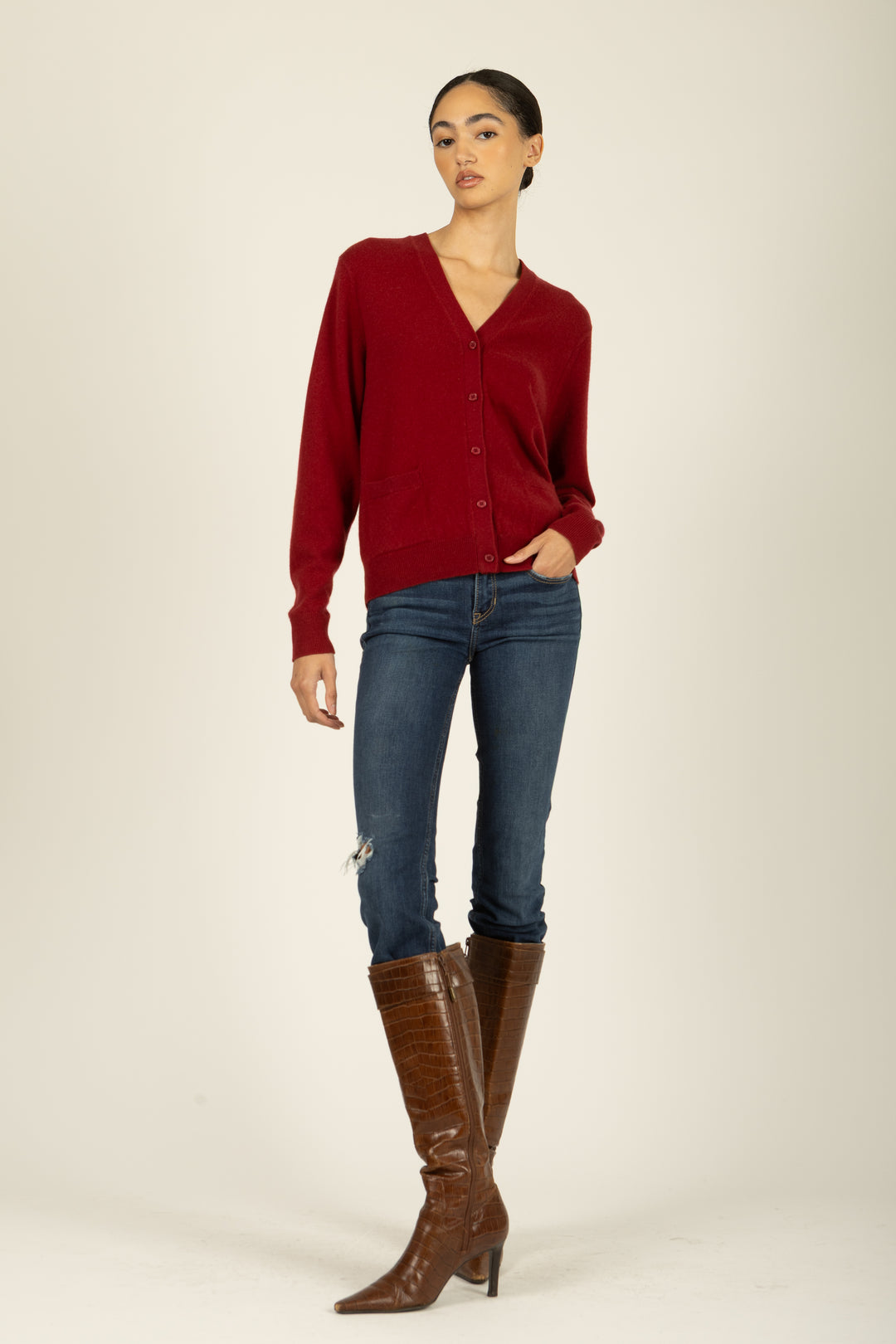 Jacqueline Cardigan - Cashmere / Wool