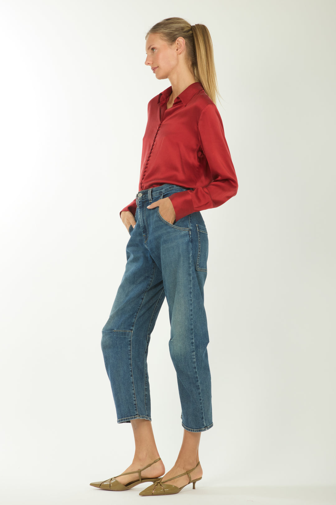 Joanne Blouse - 100% Organic Sand-Washed Silk