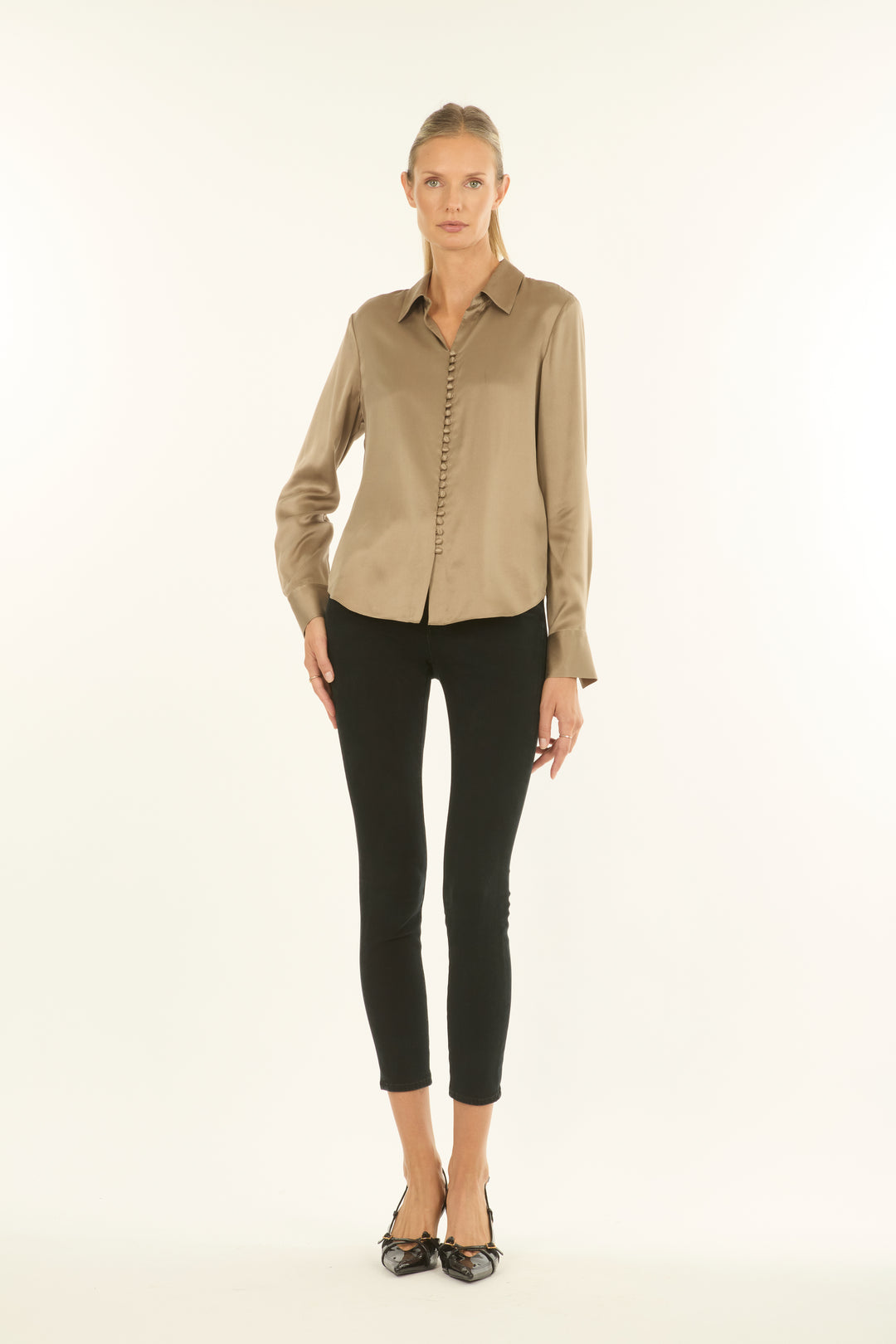 Joanne Blouse - 100% Organic Sand-Washed Silk