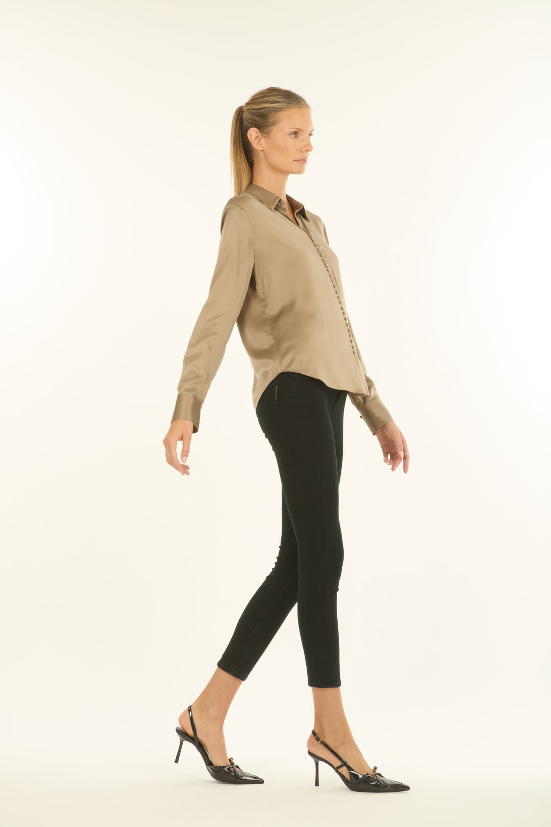 Joanne Blouse - 100% Organic Sand-Washed Silk