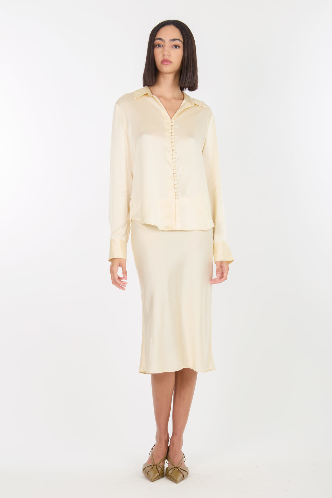 Joanne Blouse - 100% Organic Sand-Washed Silk