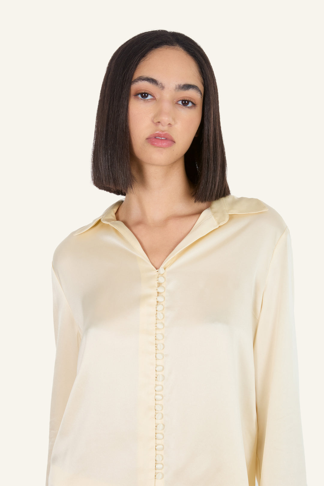 Joanne Blouse - 100% Organic Sand-Washed Silk