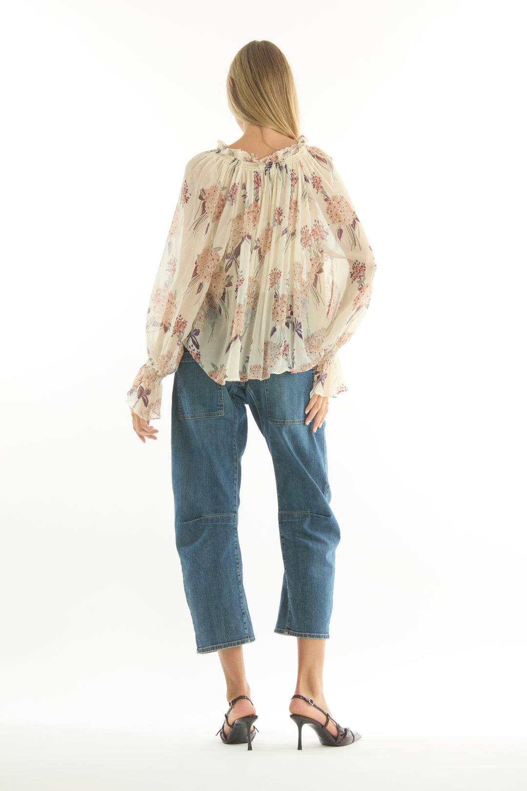Katerina Blouse - 100% Organic Silk Chiffon