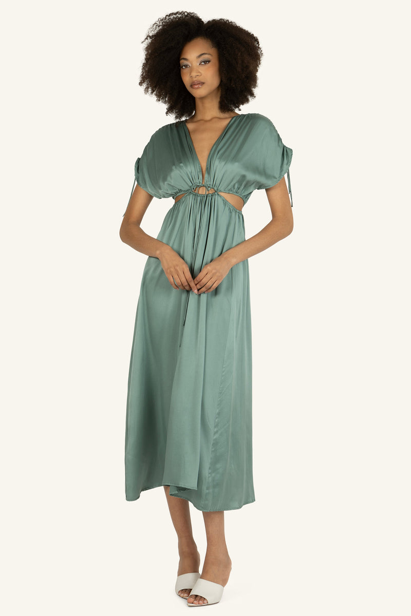 Livy Dress - 100% Sand-Washed Silk