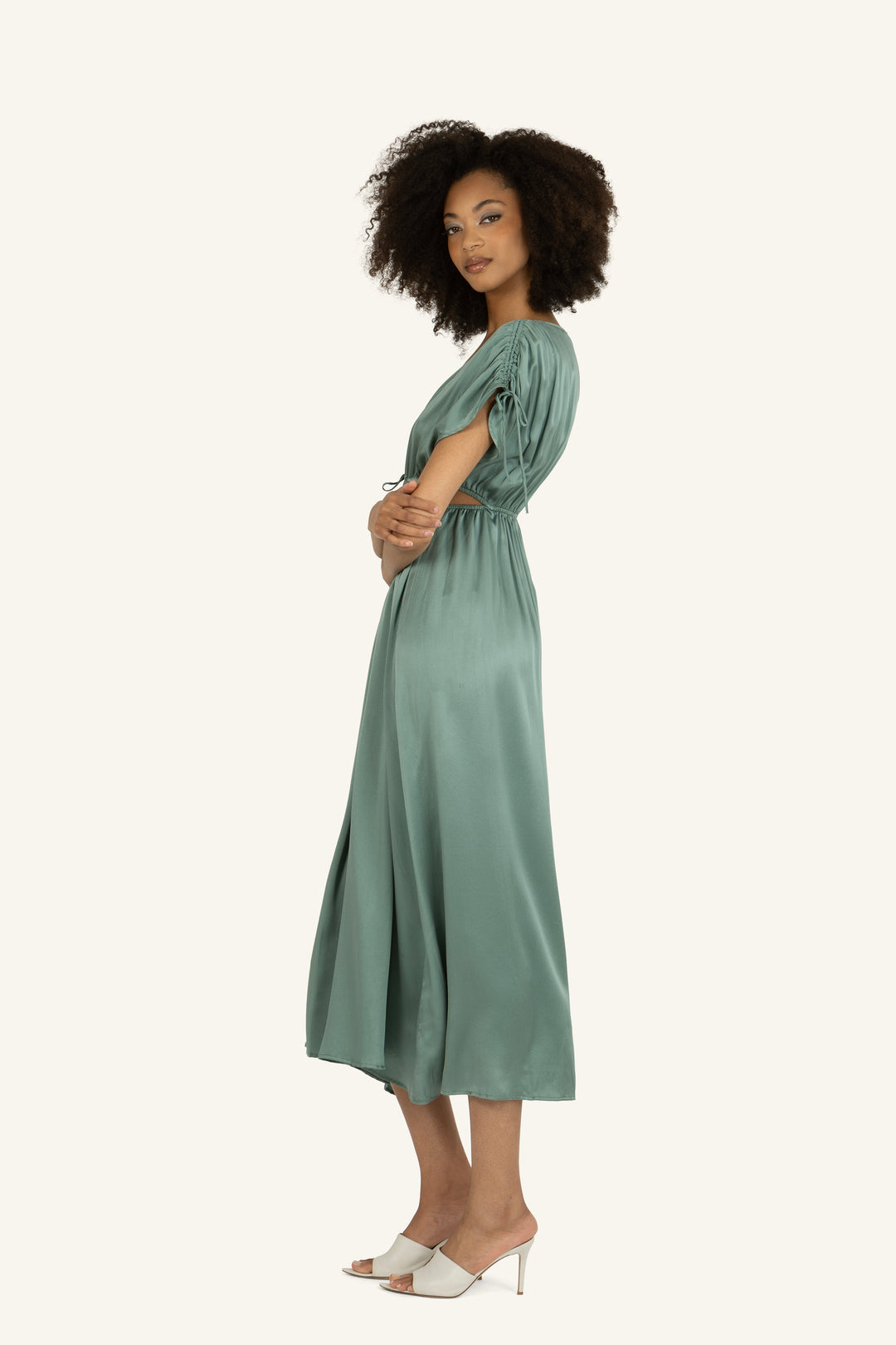 Livy Dress - 100% Sand-Washed Silk
