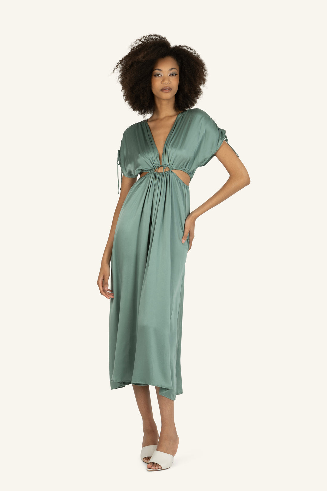 Livy Dress - 100% Sand-Washed Silk