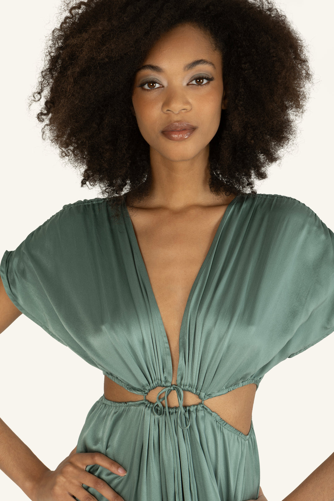 Livy Dress - 100% Sand-Washed Silk