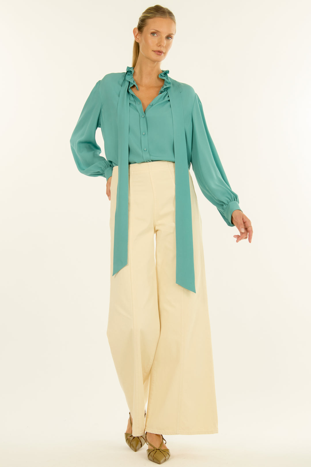 Maribelle Blouse - Silk Double Georgette