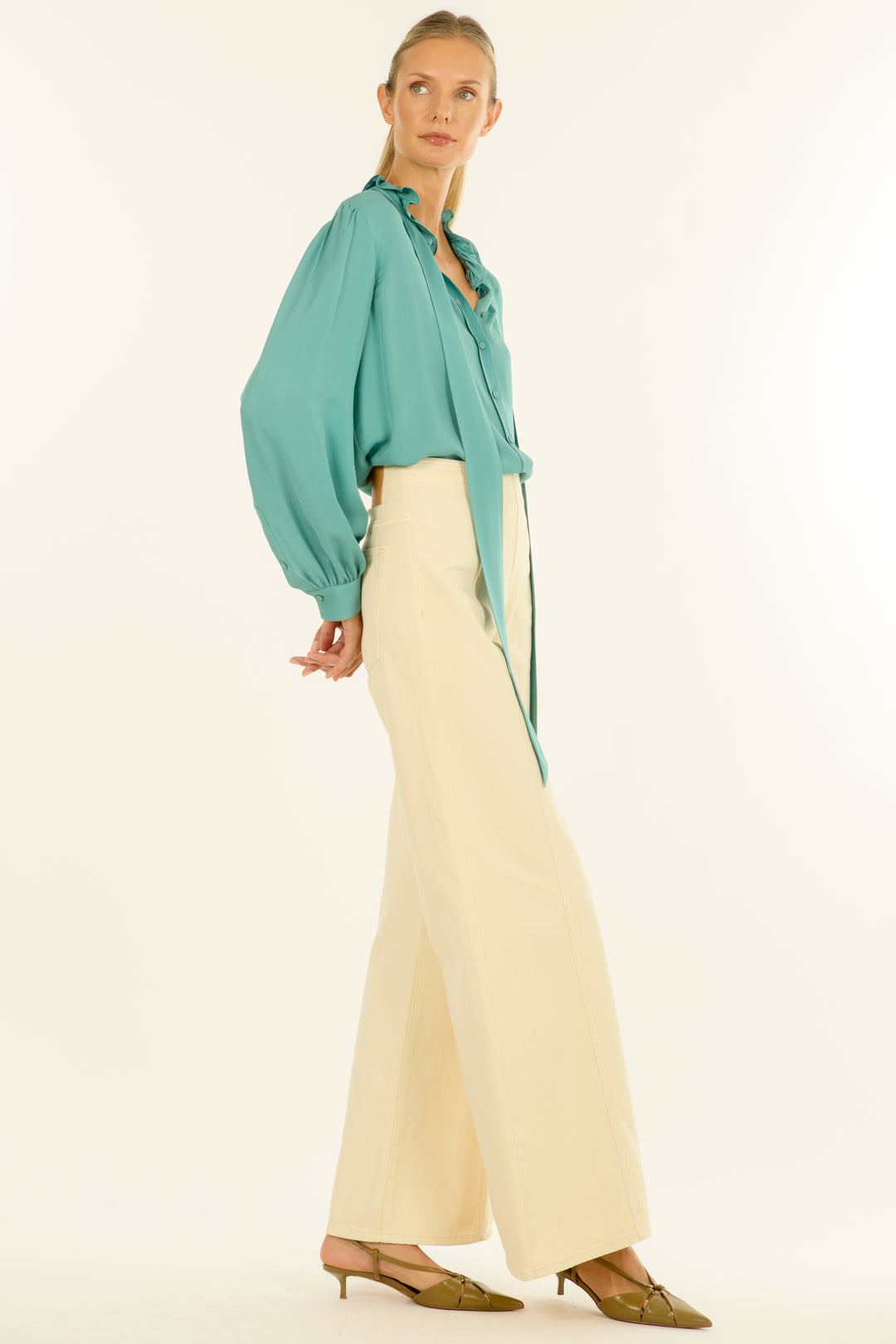 Maribelle Blouse - Silk Double Georgette