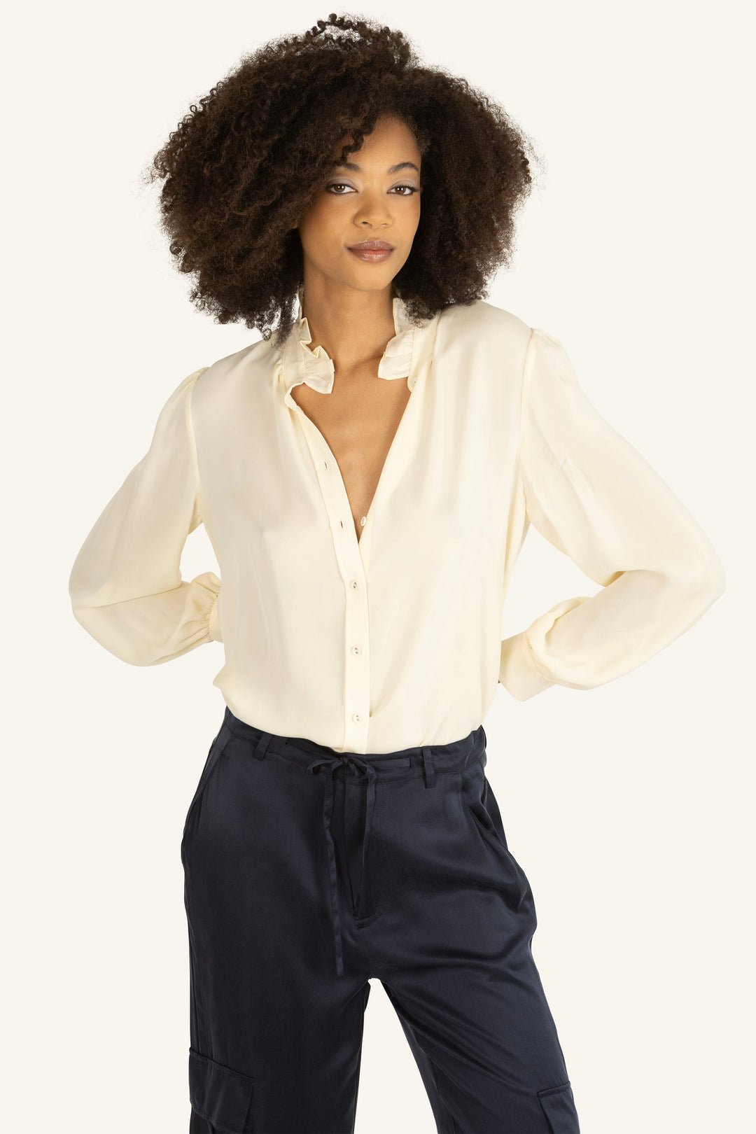 Lyla Pants - 100% Organic Sand-Washed Silk