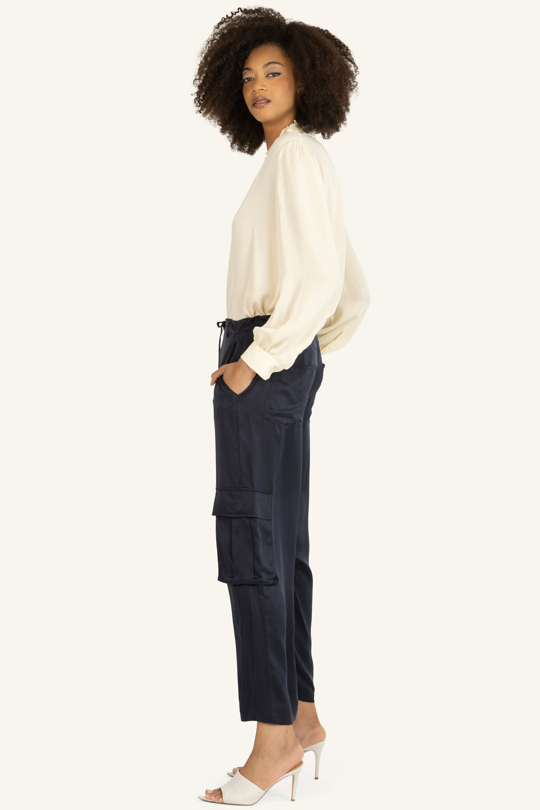 Lyla Pants - 100% Organic Sand-Washed Silk