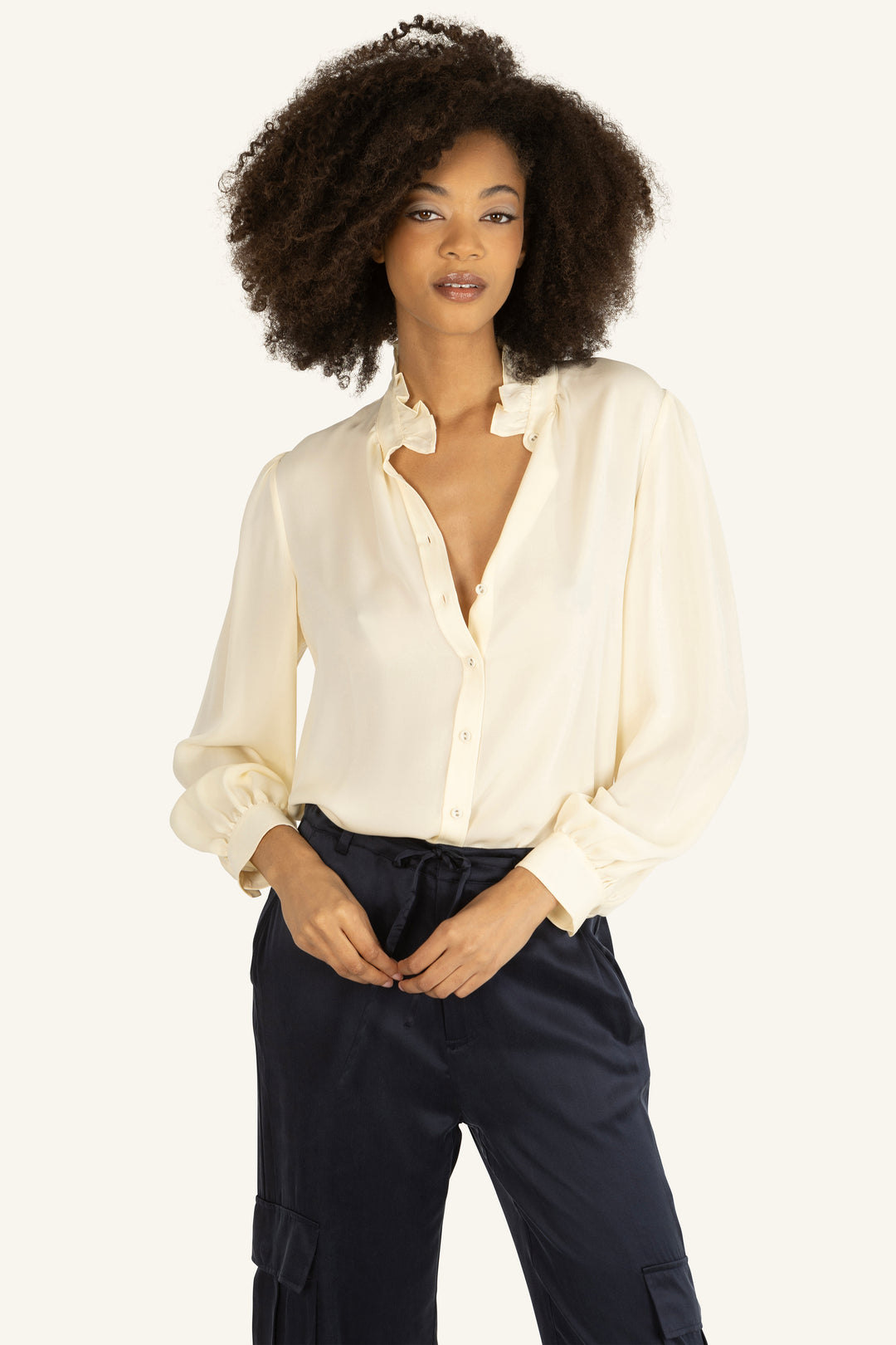 Lyla Pants - 100% Organic Sand-Washed Silk