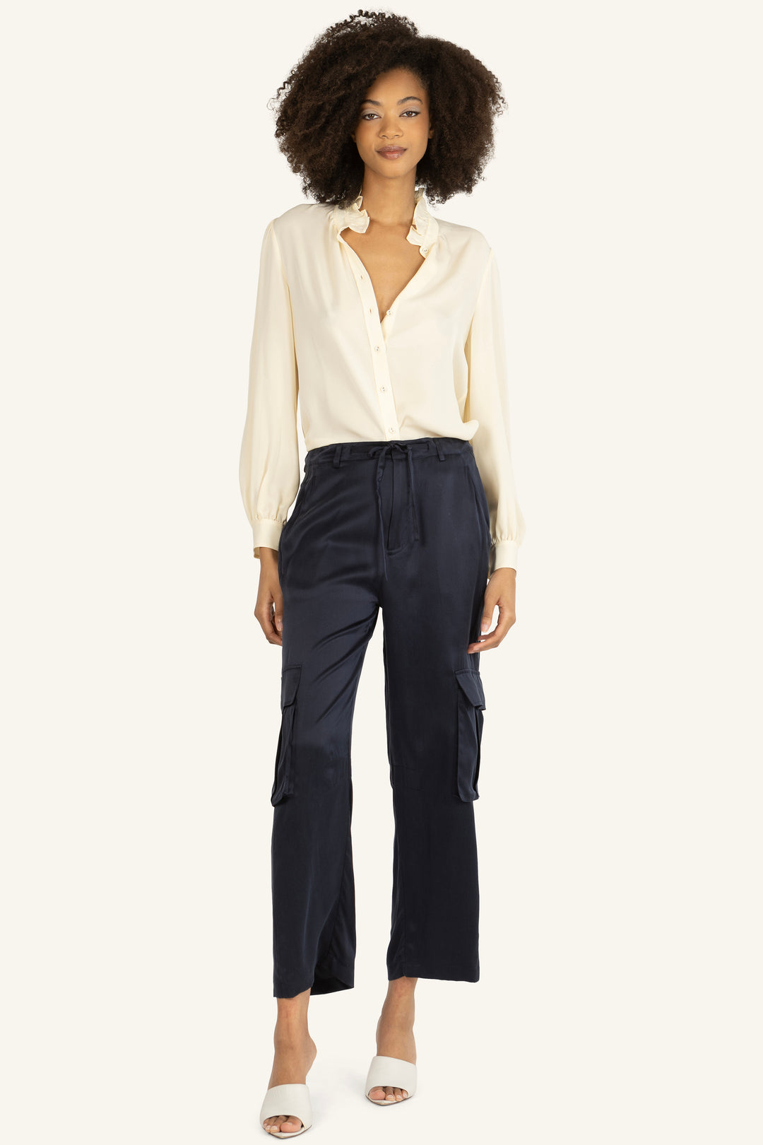 Lyla Pants - 100% Organic Sand-Washed Silk