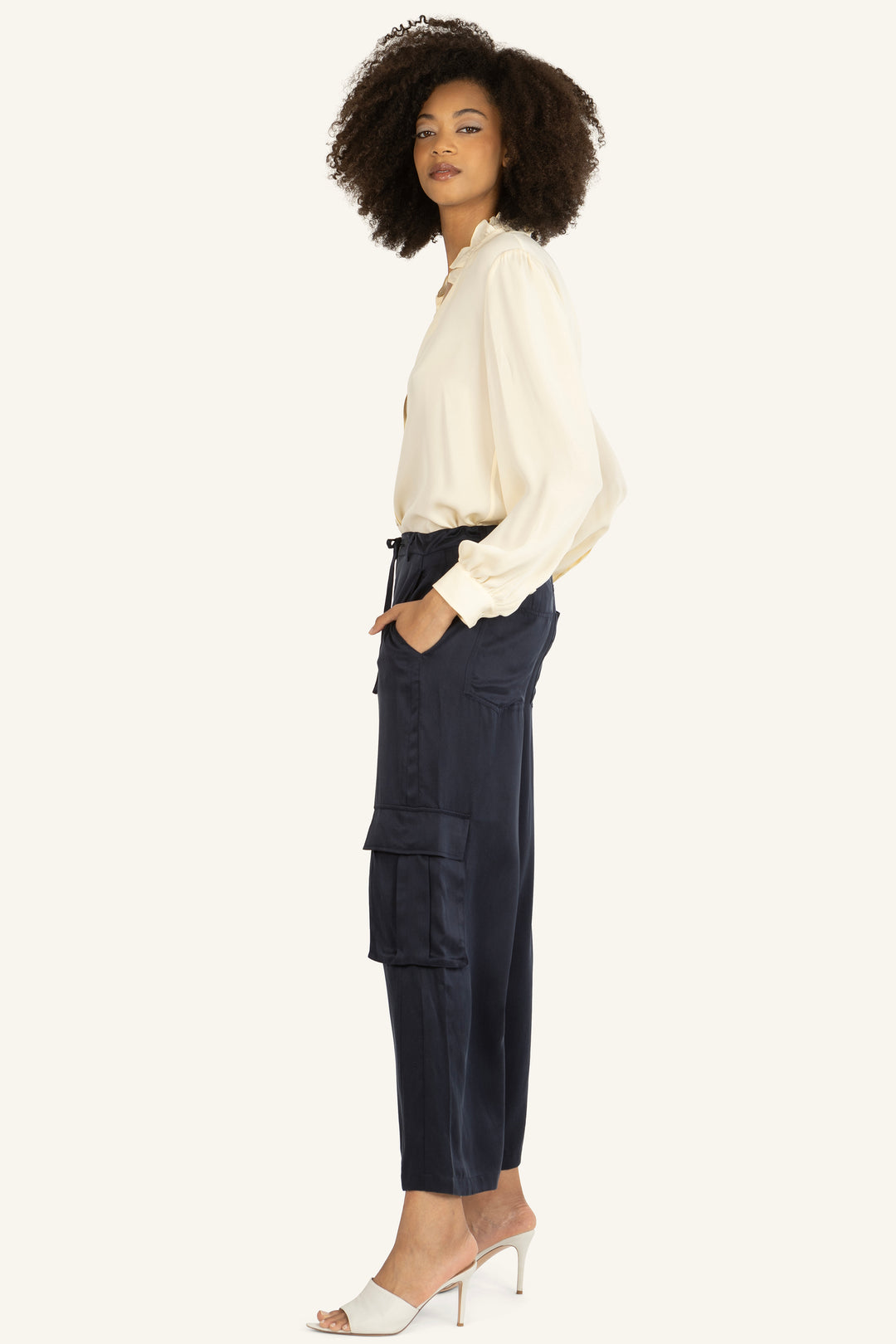 Lyla Pants - 100% Organic Sand-Washed Silk
