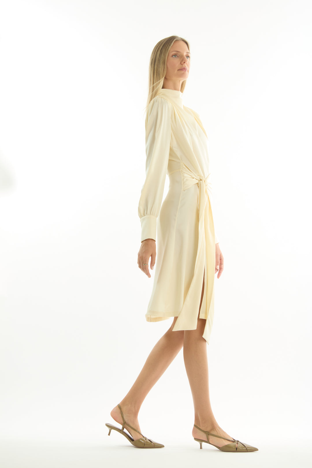 Mina Dress - 100% Organic Sand-Washed Silk