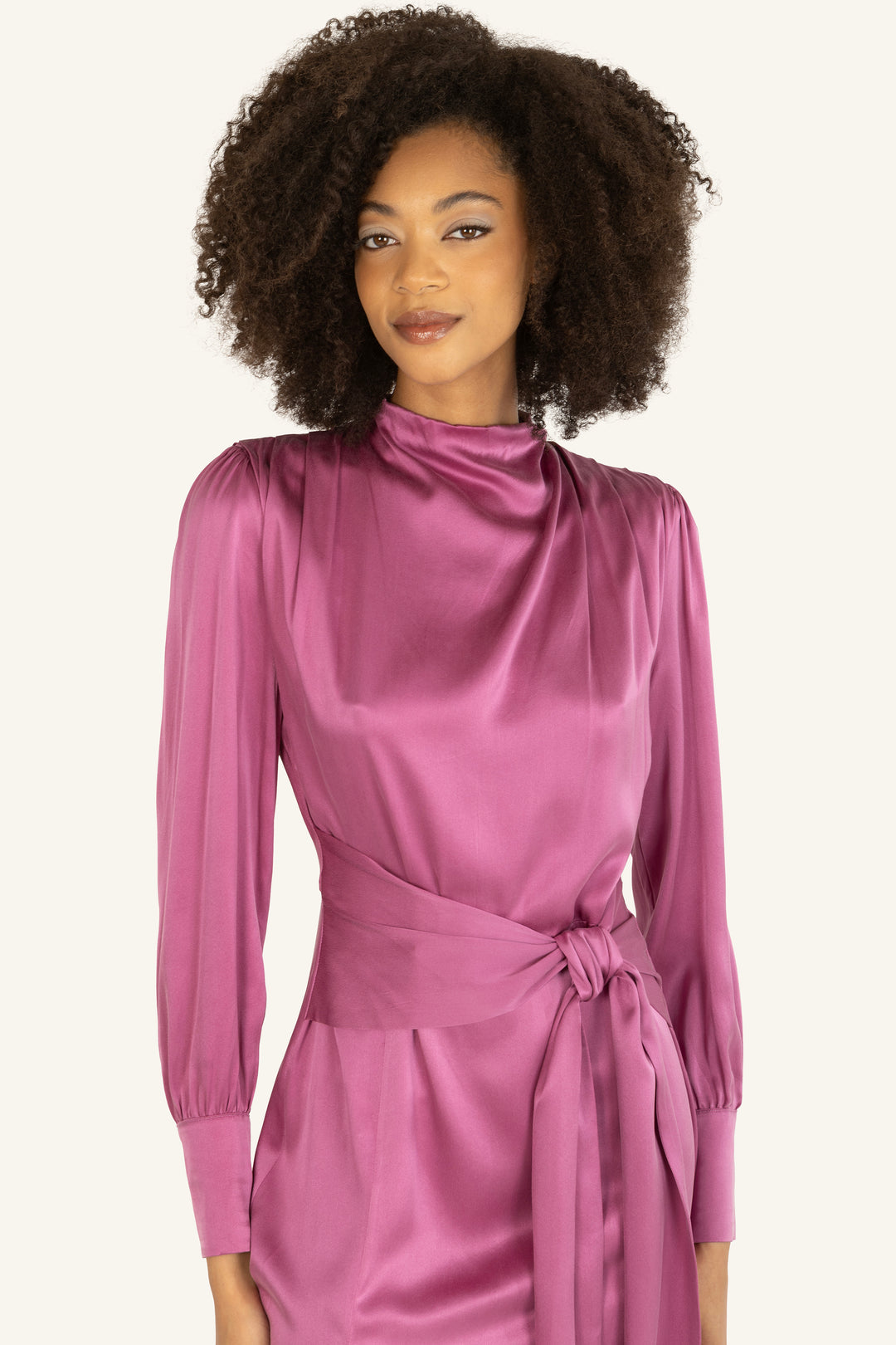 Mina Dress - 100% Organic Sand-Washed Silk