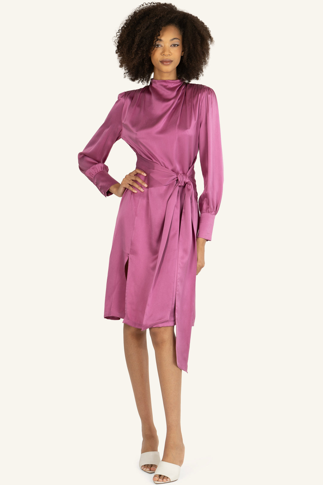 Mina Dress - 100% Organic Sand-Washed Silk