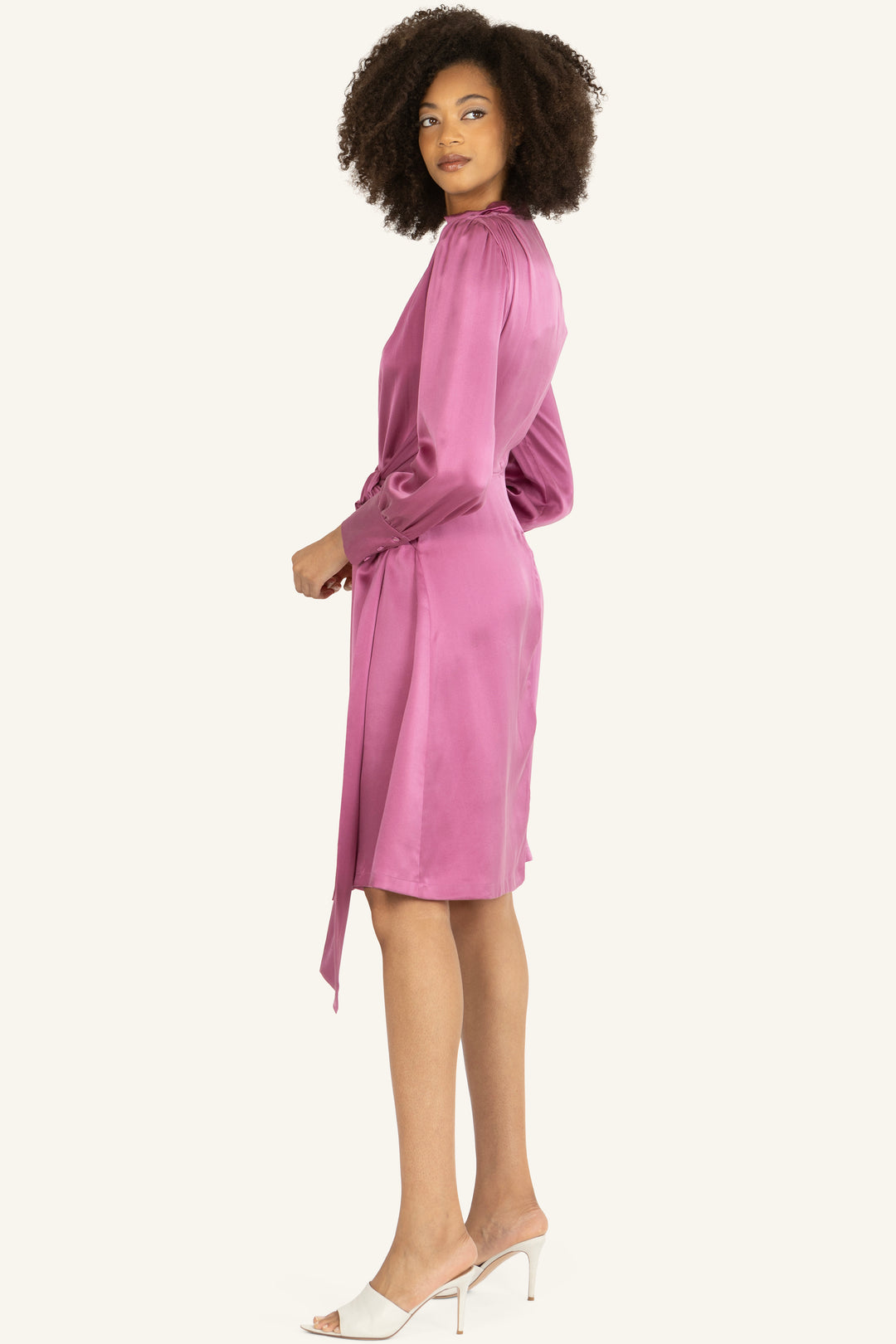 Mina Dress - 100% Organic Sand-Washed Silk